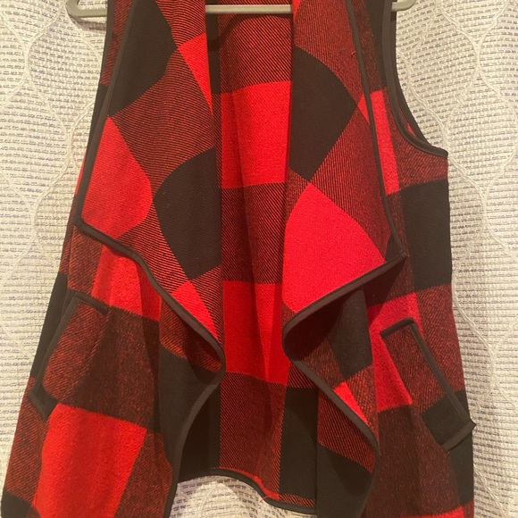 Macy Buffalo Plaid Swing Lumberjack vest |New - Picture 7 of 8